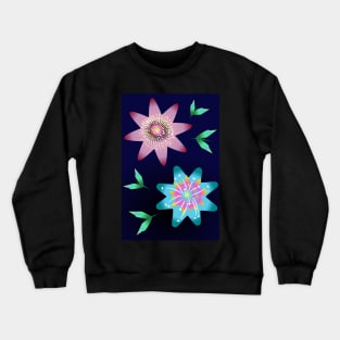 folklore patterns Crewneck Sweatshirt